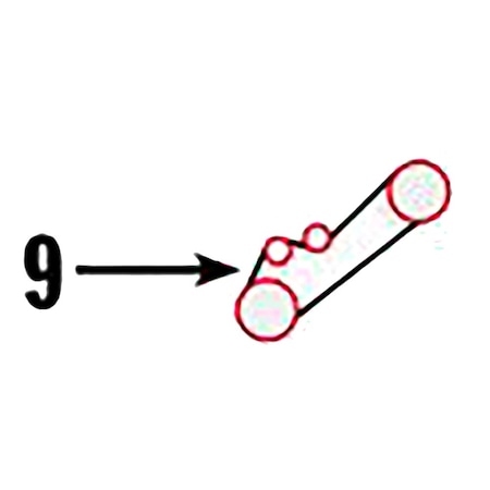 Aftermarket H203473 Feederhouse With Reverser Belt Fits John Deere 9660 COB40-0754